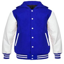 Varsity Hoody Royal/white